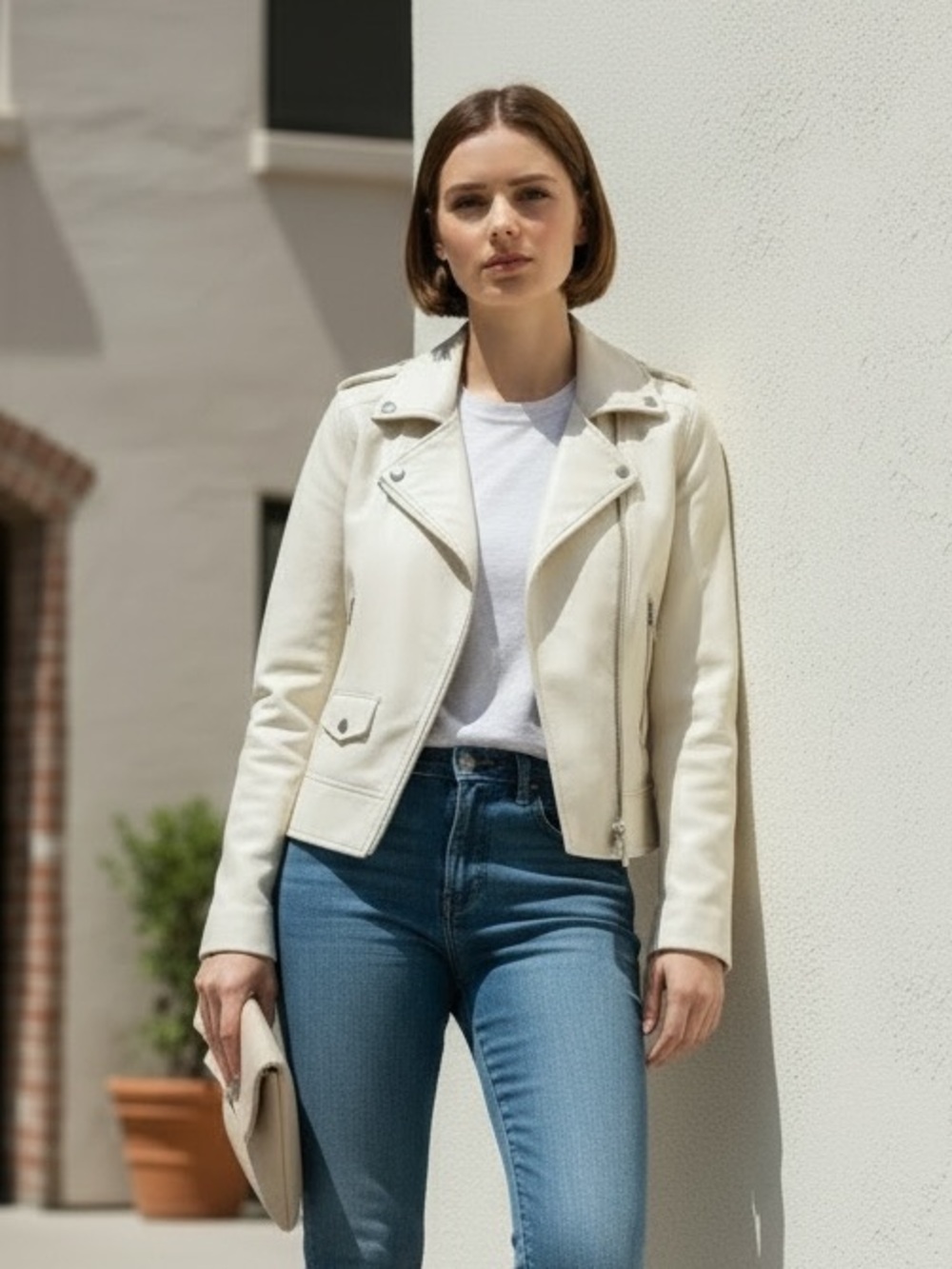 Anthropologie Marrakech Jacket Off-White Women's S